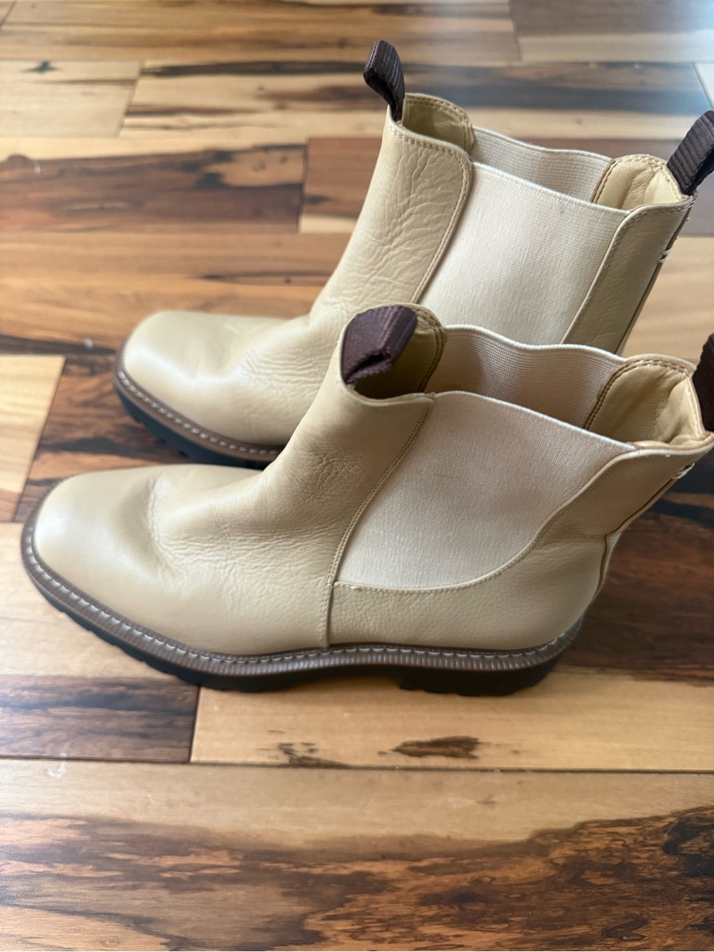 Sam Edelman Almond Chelsea Ankle Booties